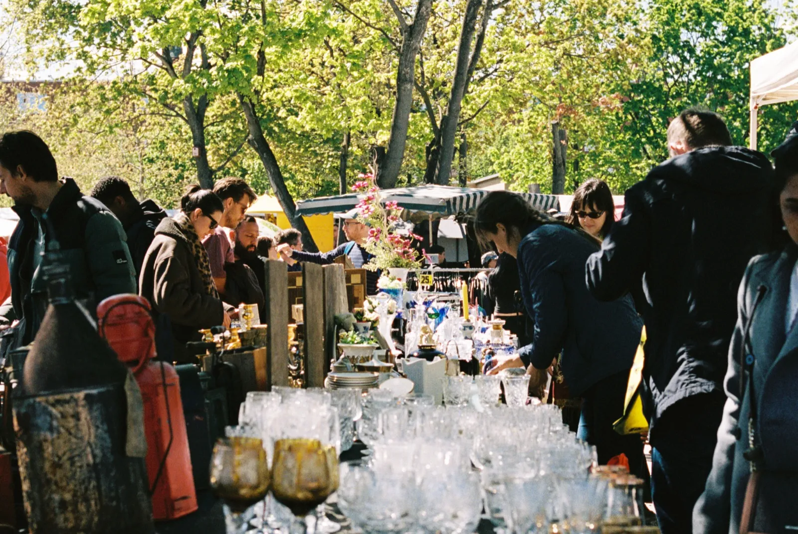 Flohmarkt-Atmosphäre — Bezirk Lichtenberg